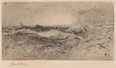 La mer retentissante - Thomas Moran