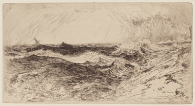 La mer retentissante - Thomas Moran