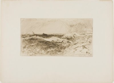 La mer retentissante - Thomas Moran