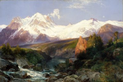 La chaîne des Tetons, 1897 - Thomas Moran
