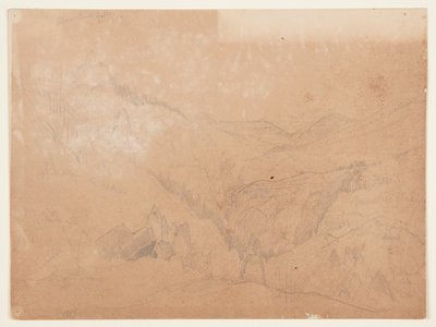 Yellowstone, au-dessus des chutes de la tour - Thomas Moran