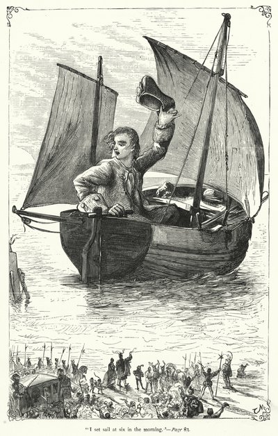 Illustration pour Les Voyages de Gulliver de Jonathan Swift - Thomas Morten