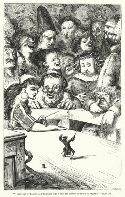 Illustration pour Les Voyages de Gulliver de Jonathan Swift - Thomas Morten