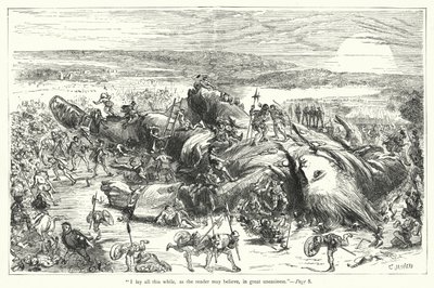 Illustration pour Les Voyages de Gulliver de Jonathan Swift - Thomas Morten