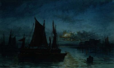 Au large de Southend sur la Midway - Thomas Mortimer