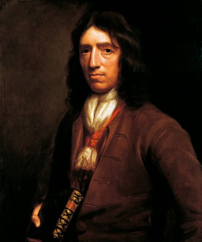 Portrait de William Dampier, circumnavigateur britannique, hydrographe, marchand maritime, pirate et boucanier, par Thomas Murray, peinture, vers 1698 - Thomas Murray