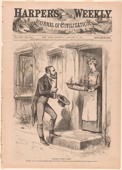 Méfiez-vous des vagabonds étrangers - Thomas Nast