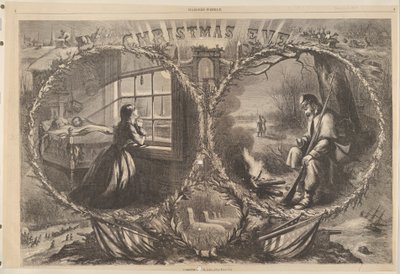 La veille de Noël, de Harpers Weekly - Thomas Nast