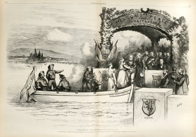Droit international - La meilleure voie..., 1874 - Thomas Nast