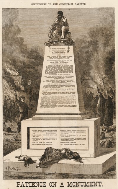 Patience sur un monument - Thomas Nast