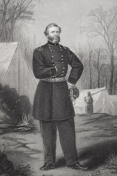 Portrait du général George Henry Thomas (1816-70) - Thomas Nast