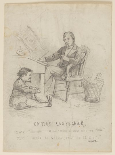 Étude pour Cartoon, « Le fauteuil de l
