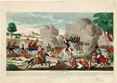 Bataille de Friedland. Une charge de la garde Leib russe le 14 juin 1807 - Naudet, Thomas Charles - Thomas Naudet