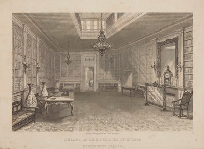 La Bibliothèque du Sussex - Thomas Onwhyn
