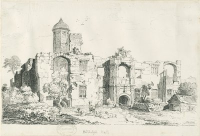 Biddulph Hall (ancien) : dessin à la plume et à l