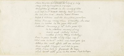 Colwich - Inscription du monument Wolseley - Thomas Peploe Wood