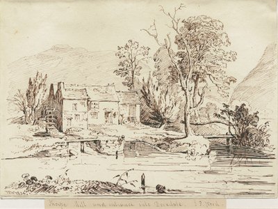 Moulin de Thorpe à Dovedale - Thomas Peploe Wood