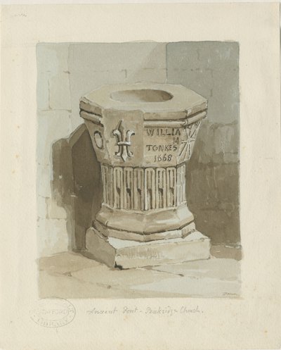 Fonts baptismaux dans l