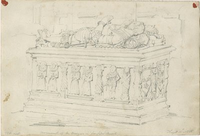Église de Seighford - Tombe de William et Mercy Bowyer - Thomas Peploe Wood