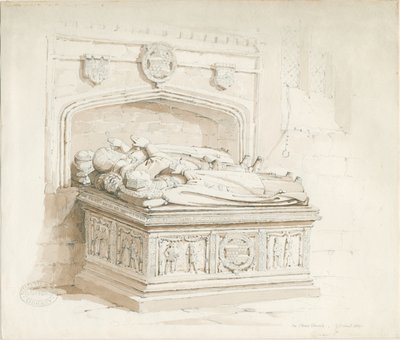 Église de Stowe - Tombeau de table [de Sir Walter Devereux] - Thomas Peploe Wood