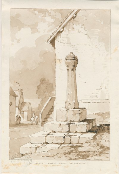 Talke - Ancienne croix du marché - Thomas Peploe Wood
