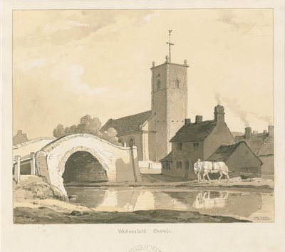 Église et Pont de Wednesfield - Thomas Peploe Wood