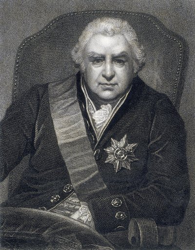 Joseph Banks, président de la Royal Society PRS, botaniste, 1800s - Thomas Philips