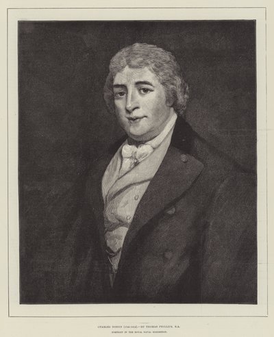 Charles Dibdin (1745-1814), Portrait à l