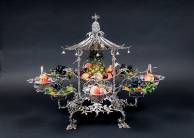 Épergne chinoiserie - Thomas Pitts