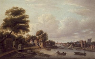 Vue de la Tamise à Lambeth Palace - Thomas Priest
