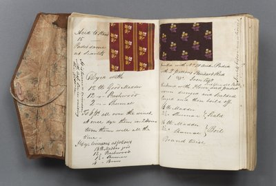 Livre de comptes du teinturier - Thomas Ratcliffe