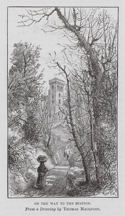 En route vers la gare - Thomas Robert Macquoid