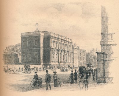 Extérieur de la Salle des Banquets, Palais de Whitehall, 1902 - Thomas Robert Way