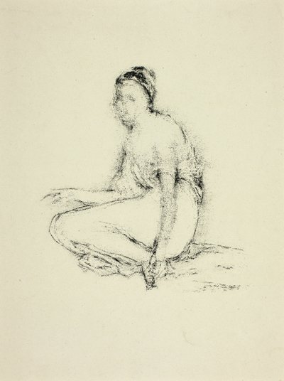 Modèle assis par terre - Thomas Robert Way