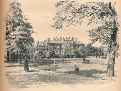 Façade sud du palais de Kensington, 1902 - Thomas Robert Way