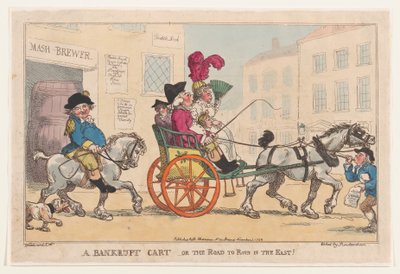 Chariot de faillite, ou La route de la ruine à l