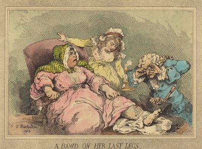 Une maquerelle à ses dernières jambes - Thomas Rowlandson