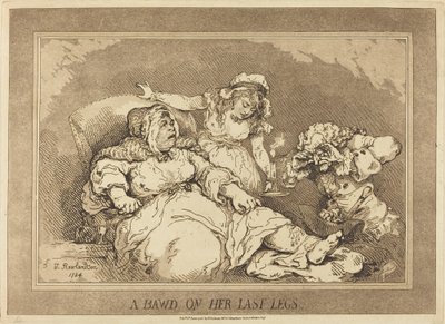 Une Entremetteuse à ses Dernières Jambes - Thomas Rowlandson
