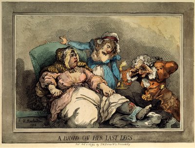 Une maquerelle sur ses dernières jambes, 1792 - Thomas Rowlandson