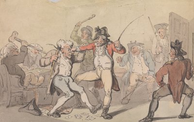 Une « jambe noire » a été repérée en train de tricher - Thomas Rowlandson