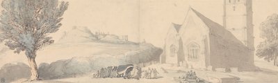 Un enterrement à Carisbrooke, sur l