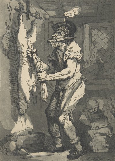 Un boucher - Thomas Rowlandson