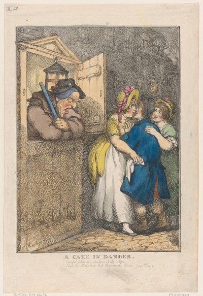 Un gâteau en danger, 20 avril 1806 - Thomas Rowlandson