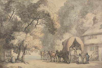 Un chariot de transporteur - Thomas Rowlandson