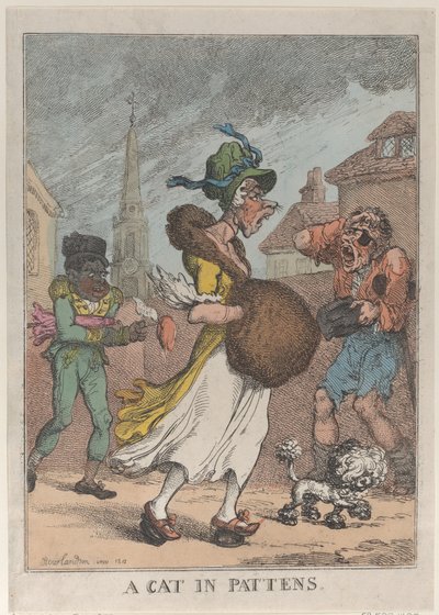 Un chat en sabots, 1812 - Thomas Rowlandson