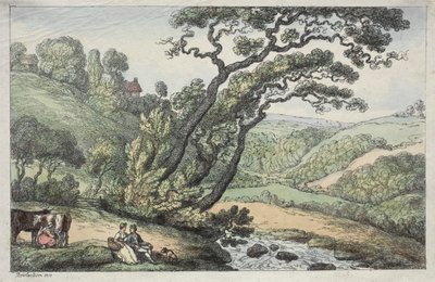 Une vue de Cornouailles - Thomas Rowlandson