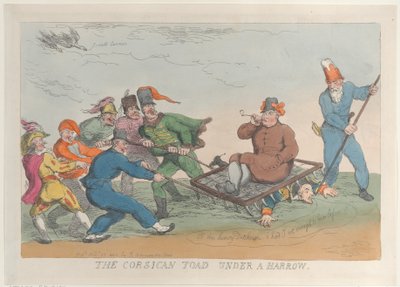 Un crapaud corse sous une herse, 27 novembre 1813 - Thomas Rowlandson