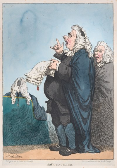 Un conseiller, 1er janvier 1801 - Thomas Rowlandson