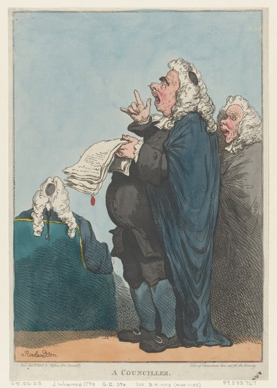 Un conseiller, 1er janvier 1801 - Thomas Rowlandson