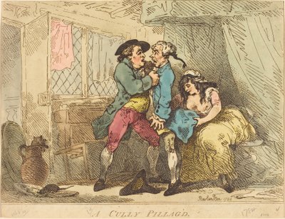 Un pigeon pillé - Thomas Rowlandson